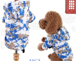 Digital Camouflage Dog Clothes for Pets Waterproof Winter Fashion Sports Jacket MC1