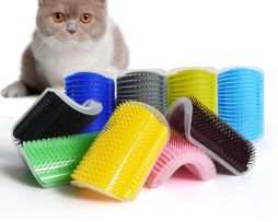 Pet Cat Self Groomer For Cat Grooming Tool Hair Removal Comb Dogs Cat Brush Hair Shedding Trimming Massage Device With Catnip